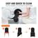 VEVOR 30PCS Μαύρα Stretch Spandex Πτυσσόμενα καλύμματα καρέκλας, Universal εφαρμοστό κάλυμμα καρέκλας, Αφαιρούμενα πλενόμενα προστατευτικά καλύμματα, για γάμους, γιορτές, συμπόσιο, πάρτι, γιορτή, δείπνο