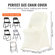 VEVOR 30PCS Ivory White Stretch Spandex Πτυσσόμενα καλύμματα καρέκλας, Universal Εφαρμοσμένο κάλυμμα καρέκλας, Αφαιρούμενα πλενόμενα προστατευτικά καλύμματα, για γάμους, γιορτές, δεξιώσεις, πάρτι, γιορτές, δείπνο