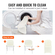 VEVOR 50PCS Ivory White Stretch Spandex Πτυσσόμενα καλύμματα καρέκλας, Universal Εφαρμοσμένο κάλυμμα καρέκλας, Αφαιρούμενα πλενόμενα προστατευτικά καλύμματα, για γάμο, διακοπές, συμπόσιο, πάρτι, γιορτή, δείπνο