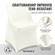 VEVOR 50PCS Ivory White Stretch Spandex Πτυσσόμενα καλύμματα καρέκλας, Universal Εφαρμοσμένο κάλυμμα καρέκλας, Αφαιρούμενα πλενόμενα προστατευτικά καλύμματα, για γάμο, διακοπές, συμπόσιο, πάρτι, γιορτή, δείπνο