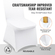 VEVOR 30PCS White Stretch Spandex Πτυσσόμενα καλύμματα καρέκλας, Universal εφαρμοστό κάλυμμα καρέκλας, Αφαιρούμενα πλενόμενα προστατευτικά καλύμματα, για γάμους, γιορτές, δεξιώσεις, πάρτι, γιορτές