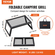 VEVOR Πτυσσόμενη ψησταριά Campfire Φορητή ψησταριά Camping Fire Pit Steel Υπαίθριο πικνίκ μπάρμπεκιου