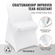Καλύμματα καρέκλας VEVOR White Stretch Spandex - 30 ΤΕΜ, Πτυσσόμενο κάλυμμα καρεκλών κουζίνας, Universal Washable Slipcovers Protector, Αφαιρούμενα καλύμματα καθισμάτων καρέκλας, για δείπνο δείπνου τραπεζαρίας γαμήλιου πάρτι