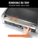 VEVOR Εμπορική σχάρα Panini Press Grill Electric Sandwich Maker Griddle Plate 14&quot;x9