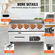 VEVOR Commercial Electric Griddle 3200W Πάγκος Half-Flat Top Grill 122℉-572℉