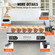 VEVOR Commercial Electric Griddle 4400 W Επίπεδη ψησταριά πάγκου 122℉-572℉