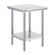 VEVOR Τραπέζι εργασίας 24 x 24 x 32 ίντσες NSF Τραπέζι εργασίας από ανοξείδωτο ατσάλι για επαγγελματική κουζίνα Prep πάγκος εργασίας 60X60X80cm με κάτω ράφι Τραπέζι εργασίας Silvery for Commercial Kitchen Restaurant