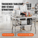 VEVOR Commercial τραπέζι εργασίας 48 x 24 ιντσών Πτυσσόμενο Εμπορικό τραπέζι προετοιμασίας, Πτυσσόμενο τραπέζι από ανοξείδωτο ατσάλι βαρέως τύπου με φορτίο 772 λίβρες, Τραπέζι εργασίας κουζίνας, Ασημένιο νησί κουζίνας από ανοξείδωτο χάλυβα