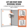 VEVOR BBQ Access Door, 407x559 mm Μονή Πόρτα Εξωτερικής Κουζίνας, Πόρτα από ανοξείδωτο ατσάλι Flush Mount, Επιτοίχια Κατακόρυφη Πόρτα με Λαβή, για BBQ Island, Ψητοπωλείο, Εξωτερικό ντουλάπι