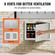 VEVOR BBQ Access Door, 610x432 mm Μονή εξωτερική πόρτα κουζίνας, από ανοξείδωτο ατσάλι, χωνευτή πόρτα, τοίχος κάθετη πόρτα με λαβή και αεραγωγούς, για BBQ Island, Ψητοπωλείο, Εξωτερικό ντουλάπι