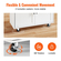 VEVOR Kitchen Island Cart με μασίφ ξύλινο επάνω μέρος, 35,4&quot; πλάτους κινητά καρότσια με ντουλάπι αποθήκευσης, κυλιόμενο τραπέζι κουζίνας με σχάρα μπαχαρικών, σχάρα για πετσέτες, φύλλο και συρτάρι, φορητά νησιά σε ρόδες, λευκό
