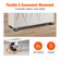 VEVOR Kitchen Island Cart με μασίφ ξύλινη κορυφή, 45,3&quot; πλάτος κινητά καρότσια με ντουλάπι αποθήκευσης, κυλιόμενο τραπέζι κουζίνας με σχάρα μπαχαρικών, σχάρα για πετσέτες, φύλλο και συρτάρι, φορητά νησιά σε ρόδες, λευκό