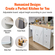 VEVOR Kitchen Island Cart με μασίφ ξύλινη κορυφή, 45,3&quot; πλάτος κινητά καρότσια με ντουλάπι αποθήκευσης, κυλιόμενο τραπέζι κουζίνας με σχάρα μπαχαρικών, σχάρα για πετσέτες, φύλλο και συρτάρι, φορητά νησιά σε ρόδες, λευκό