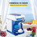 VEVOR Snow Cone Machine 265LBS ​​Commercial Ice Shaver Crusher 220V 50HZ Ice Crusher Shaver Machine Snow Flake Stainless Steel Grade for Kitchen Home Bar