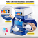 VEVOR Snow Cone Machine 265LBS ​​Commercial Ice Shaver Crusher 220V 50HZ Ice Crusher Shaver Machine Snow Flake Stainless Steel Grade for Kitchen Home Bar