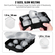 VEVOR Ice Ball Maker Δίσκος σιλικόνης για παγάκια με καπάκι 2 συσκευασίες κοκτέιλ ουίσκι