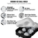 VEVOR Ice Ball Maker Δίσκος σιλικόνης για παγάκια με καπάκι 2 συσκευασίες κοκτέιλ ουίσκι