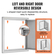 VEVOR BBQ Access Door, 457x533 mm Μονή εξωτερική πόρτα κουζίνας, ανοξείδωτη πόρτα χωνευτή, επιτοίχια κάθετη πόρτα με χωνευτή λαβή, για BBQ Island, Ψητοπωλείο, Εξωτερικό ντουλάπι