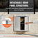 VEVOR BBQ Access Door, 610x610 mm Διπλή Πόρτα Εξωτερικής Κουζίνας, Πόρτα από ανοξείδωτο ατσάλι Flush Mount, Επιτοίχια Κατακόρυφη Πόρτα με Χειρολαβές, για BBQ Island, Ψητοπωλείο, Εξωτερικό ντουλάπι