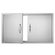VEVOR BBQ Access Door, 915x533 mm Διπλή Πόρτα Εξωτερικής Κουζίνας, Πόρτα από ανοξείδωτο ατσάλι Flush Mount, Επιτοίχια Κάθετη Πόρτα με χερούλια, για BBQ Island, Ψητοπωλείο, Εξωτερικό ντουλάπι