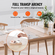 Προστατευτικό τραπεζιού VEVOR PVC 40x60 Inch Clear Plastic Desk Protector πάχους 1,5mm
