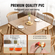 VEVOR Clear Protector Cover Table, 36&quot;x36&quot;/916 x 916 mm Κάλυμμα τραπεζιού, Πλαστικό τραπεζομάντιλο PVC πάχους 1,5 mm, Αδιάβροχο προστατευτικό επιφάνειας εργασίας για γραφείο, τραπεζάκι σαλονιού, τραπέζι τραπεζαρίας