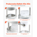 VEVOR Ice Diamond Press Ice Ball Maker 2,4&quot; Diamond Ice Press Kit για ουίσκι