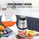 VEVOR Electric Food Chopper Επεξεργαστής φαγητού 2,5 φλιτζάνι γυάλινο μπολ Μίξερ κρεατομηχανής