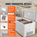 VEVOR Chest Freezer 17,2 cu.ft / 488 L Large Deep Freezer &amp; 4 αφαιρούμενα καλάθια