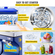 VEVOR Commercial Ice Shaver 441 LBS/H Ice Shaving Capacity, Ice Shaving Machine with 11 LBS Hopper, Ice Shaver Machine Electric 300W Snow Cone Maker 320 RPM Ταχύτητα περιστροφής, Shaved Ice Maker Machine