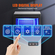 VEVOR Commercial Ice Maker Ανεξάρτητη Μηχανή Ντουλάπας 38kg/24H 40 Ice Cubes