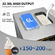 Εμπορική παγωτομηχανή VEVOR, απόδοση 22-30L/H, Μηχάνημα σερβιρίσματος πάγκου 2350W με χοάνη 2x6L Κυλίνδρου LCD πάνελ 2L Συναγερμός έλλειψης φουσκώματος, Frozen Yogurt Maker για σνακ μπαρ εστιατορίου, ασημί