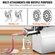 VEVOR Ηλεκτρικός Μύλος Κρέατος, 8,3 Lb/Min, 650W (4600W MAX) Βιομηχανική μηχανή κιμά με 2 λεπίδες, 3 πλάκες λείανσης, αλλαντοποιός &amp; κιτ Kubbe 304 από ανοξείδωτο ατσάλι, Εμπορικός μύλος κρέατος, ETL