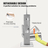 VEVOR Manual Sausage Stuffer, χωρητικότητας 11LBS/7L, Two Speed 304 Stainless Steel Vertical Sausage Stuff, Μηχανή Γέμισης Λουκάνικων με 4 Σωλήνες Γέμισης, Βάση Αναρρόφησης για Οικιακή ή Εμπορική Χρήση