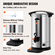 VEVOR Commercial Coffee Urn, 65 φλιτζάνια από ανοξείδωτο χάλυβα, μεγάλος διανομέας καφέ, 1500W 220V ηλεκτρική καφετιέρα για γρήγορη παρασκευή, δοχείο ζεστού νερού με αποσπώμενο καλώδιο ρεύματος για εύκολο καθάρισμα, ασημί