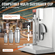 Μηχάνημα Milkshake Maker 120W Electric Milk Shaker από ανοξείδωτο ατσάλι Εμπορική