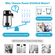 VEVOR 4L Water Distiller 1,5L/H Αποσταγμένο Νερό Χρονισμός Dual-Temp Ασημί