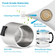 VEVOR Water Distiller, 1 L/H, 4L Distilled Water Maker με χρονισμό 0-99 H, 750W πάγκος καθαρισμού νερού με οθόνη διπλής θερμοκρασίας, σκόνη καθαρισμού γυάλινης καράφας 3 πακέτα άνθρακα εξοπλισμένα, εγκεκριμένο από την FDA, ασημί