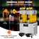 VEVOR Εμπορική μηχανή Slushy, 2 x 12L / 3,2 Gal διπλό μπολ, 48 φλιτζάνια εξόδου, 220V 950W από ανοξείδωτο χάλυβα Μαργαρίτα Smoothie παγωμένο ποτό Maker, μηχανή Slushie για πάρτι Cafe Restaurant Bars Οικιακή χρήση