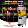 VEVOR Commercial Slushy Machine, 12L / 3,2 Gal Single Bowl, 24 Cup Output, 220V 550W Stainless Steel Margarita Smoothie Frozen Drink Maker, Slushie Machine για πάρτι καφέ Εστιατόρια Μπαρ Οικιακή χρήση