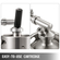 VEVOR Nitro Cold Brew Coffee Maker 2L Nitro Brew Coffee Maker από ανοξείδωτο χάλυβα Nitro Καφετιέρα Φορητή συσκευή Cold Brew Coffee Coffee Cold Brew with Brushes Home Brew Kit