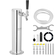 VEVOR Single Faucet Draft Beer Tower Dispenser, από ανοξείδωτο ατσάλι Keg Beer Tower, Kegerator Tower Kit με προσυναρμολογημένο σωλήνα και αυτοκλειόμενη βρύση για πάρτι, μπαρ, παμπ, εστιατόριο