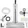 VEVOR Kegerator Tower Kit, Single Tap Beer Conversion Kit, Ανοξείδωτο ατσάλι Keg Beer Tower Dispenser με ρυθμιστή διπλού διαμετρήματος W21.8 &amp; S-System βαρελίσιο σύζευξη, δίσκος σταγόνας μπύρας για Party Home