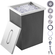 VEVOR Drop in Ice Chest, 14&quot;L x 12&quot;Π x 18&quot;H Ψύκτη από ανοξείδωτο ατσάλι, Επαγγελματικός Κάδος πάγου με κάλυμμα, 40 qt εξωτερικής κουζίνας Ice Bar, σωλήνας αποστράγγισης και βύσμα αποστράγγισης, για Cold Wine Beer