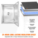 VEVOR 28&quot;x20&quot;x17&quot; Drop in Ice Chest Cooler Ice Doll από ανοξείδωτο ατσάλι με κάλυμμα