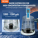 Κύπελλο νερού VEVOR Hydrogen, 400 ml / 14,1 oz Γεννήτρια υδρογόνου, Φορητή μηχανή ιονιστή νερού υδρογόνου τεχνολογίας SPE με ασύρματη βάση φόρτισης, γυάλινο κύπελλο υγείας πλούσιο σε υδρογόνο