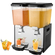VEVOR Commercial Beverage Dispenser 18L x 2 Tanks Cold Juice Ice Drink Dispenser