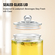 VEVOR Beverage Dispenser, 1 Gallon Dispensers Drink Dispens for Party, Glass Juice Dispenser with Stainless Steel Spigot, Iced Tea Juice Water Dispenser, για εστιατόρια, ξενοδοχεία, πάρτι