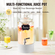 VEVOR Beverage Dispenser, 1 Gallon Dispensers Drink Dispens for Party, Glass Juice Dispenser with Stainless Steel Spigot, Iced Tea Juice Water Dispenser, για εστιατόρια, ξενοδοχεία, πάρτι