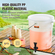 VEVOR Beverage Dispenser, 5 Gallon Dispensers Drink Dispens for Party, Plastic Juice Dispenser with Spigot and Καπάκι, Iced Tea Juice Water Dispenser, for Restaurants, Hotels, Party, 2 Pack
